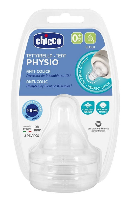 Chicco Tettarella Perfect 5 0M In Silicone 1 Foro 2 Pezzi – Farmacia di  Bettolle