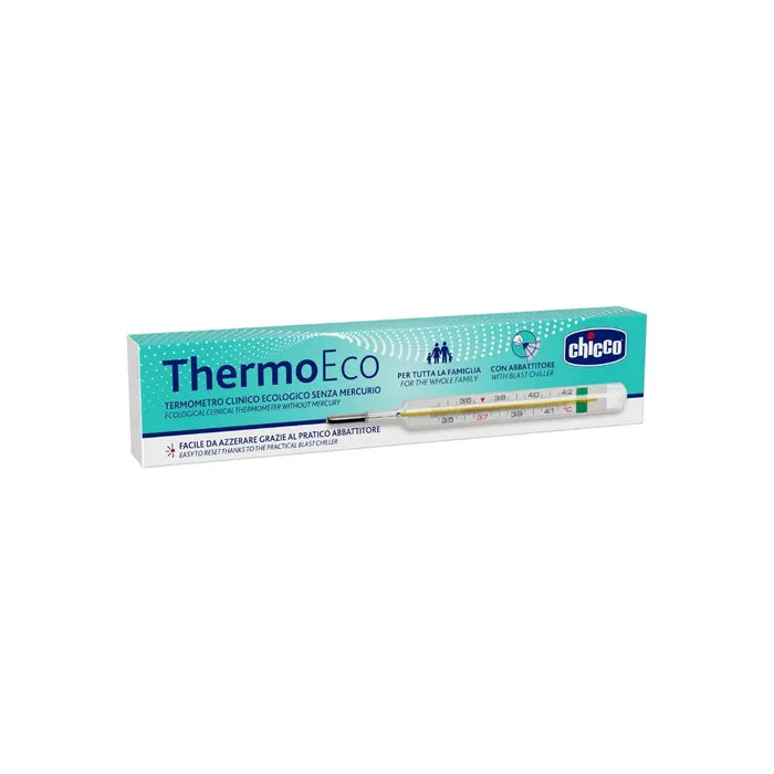 Chicco Thermo Eco Termometro In Vetro Per Neonati - Chicco Thermo Eco Termometro In Vetro Per Neonati