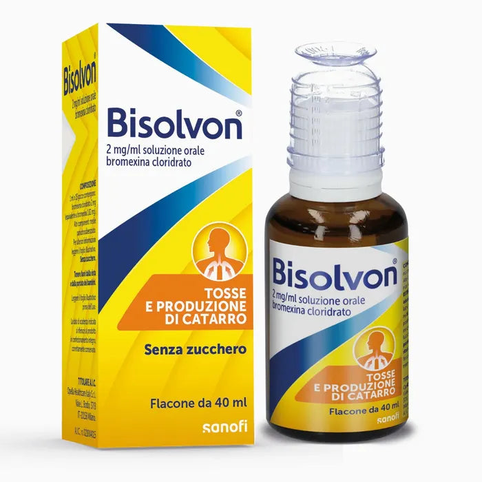 Bisolvon Soluzione Orale 40ml 2mg/ml - Bisolvon Soluzione Orale 40ml 2mg/ml