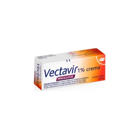 Vectavir 1% crema 2g - Trattamento Antivirale per HErpes Labiale - Vectavir 1% crema 2g - Trattamento Antivirale per HErpes Labiale