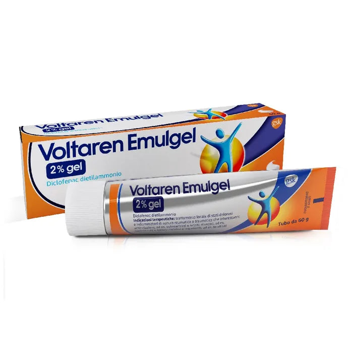 Voltaren Emulgel 2% Antinfiammatorio Diclofenac Dolori Articolari Mal Di Schiena Gel 60g