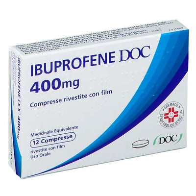 Ibuprofene Doc*12 Compresse Rivestite 400mg