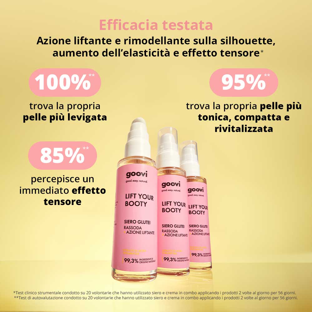 Goovi Siero Glutei Rassodante Lift your booty - 50ml - Goovi Siero Glutei Rassodante Lift your booty - 50ml