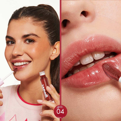 Goovi Lip Oil 04 Plum Mirror Melty Lips 4ml