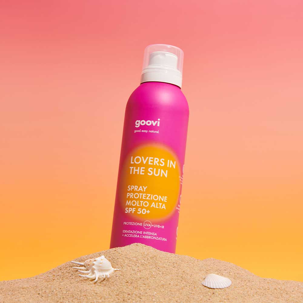 Goovi crema solare spray corpo - protezione spf50+ lovers in the sun 200 ml - Goovi crema solare spray corpo - protezione spf50+ lovers in the sun 200 ml