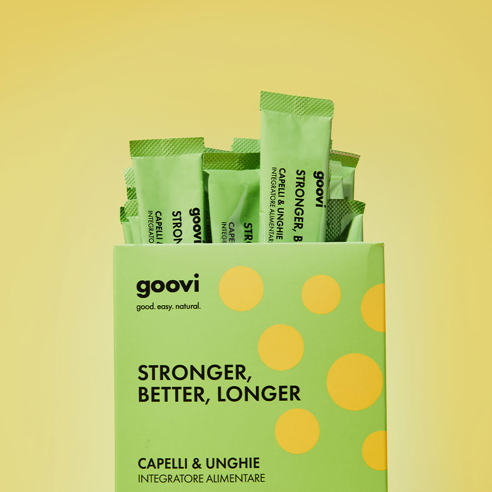 Goovi  capelli & unghie stronger, better, longer 24 stick pack da 20 ml - Goovi  capelli & unghie stronger, better, longer 24 stick pack da 20 ml