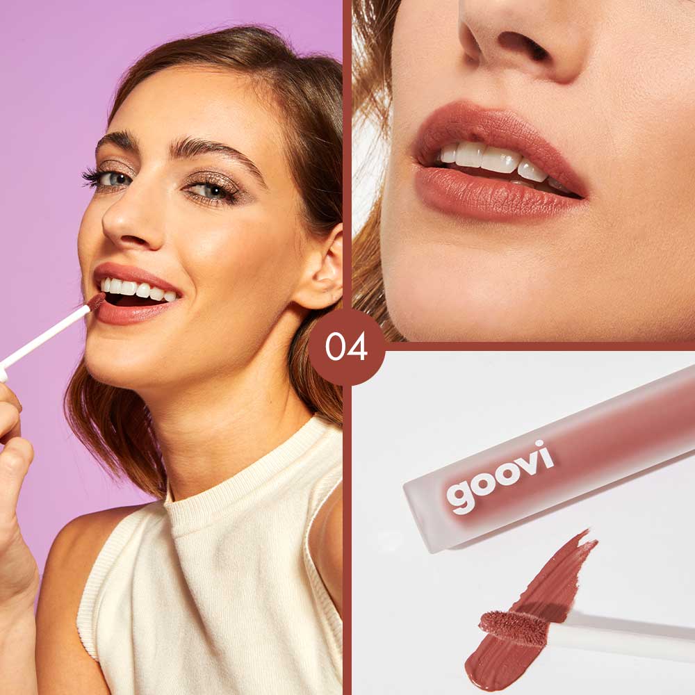 Goovi Rossetto Liquido 04 Let's Go Matte Everyday Plum 2,5ml - Goovi Rossetto Liquido 04 Let's Go Matte Everyday Plum 2,5ml