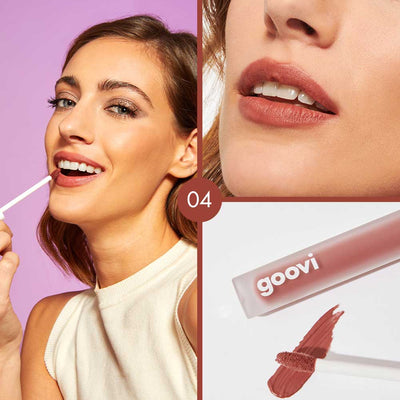 Goovi Rossetto Liquido 04 Let's Go Matte Everyday Plum 2,5ml