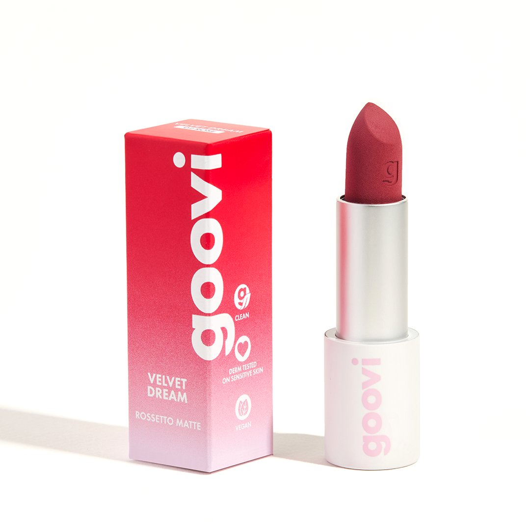 Goovi rossetto matte 04 red berry velvet dream - Goovi rossetto matte 04 red berry velvet dream