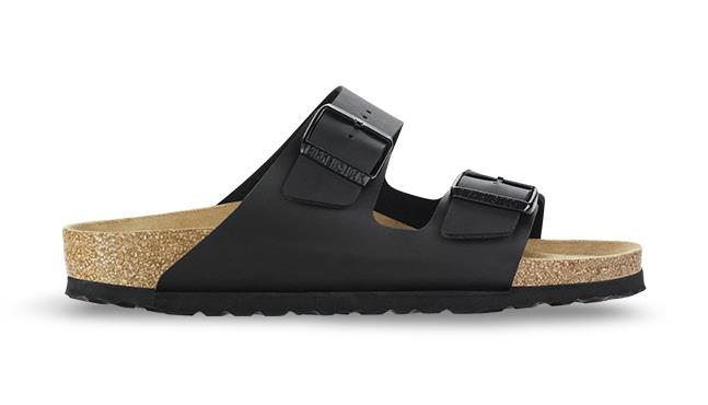 Birkenstock Arizona Black Birko Flor - N.45 - Regular Fit ( Calzata Normale) - Birkenstock Arizona Black Birko Flor - N.45 - Regular Fit ( Calzata Normale)