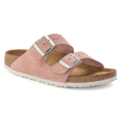 Birkenstock Arizona Sfb Pink Clay Suede Leather Pelle N. 35