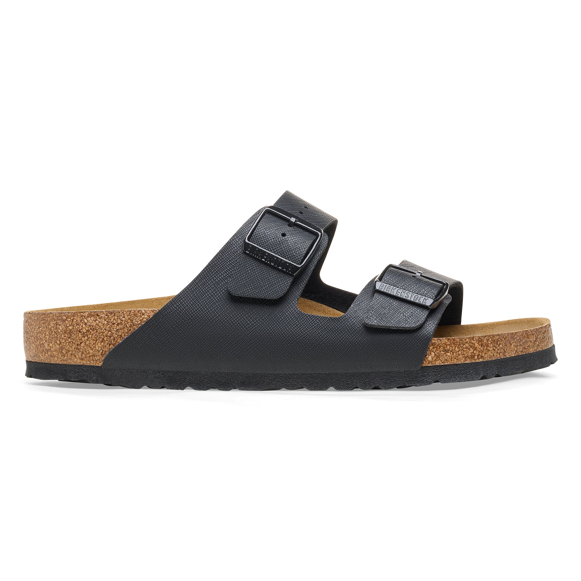 Birkenstock Arizona Saffiano Black Birko Flor N.42 - Birkenstock Arizona Saffiano Black Birko Flor N.42