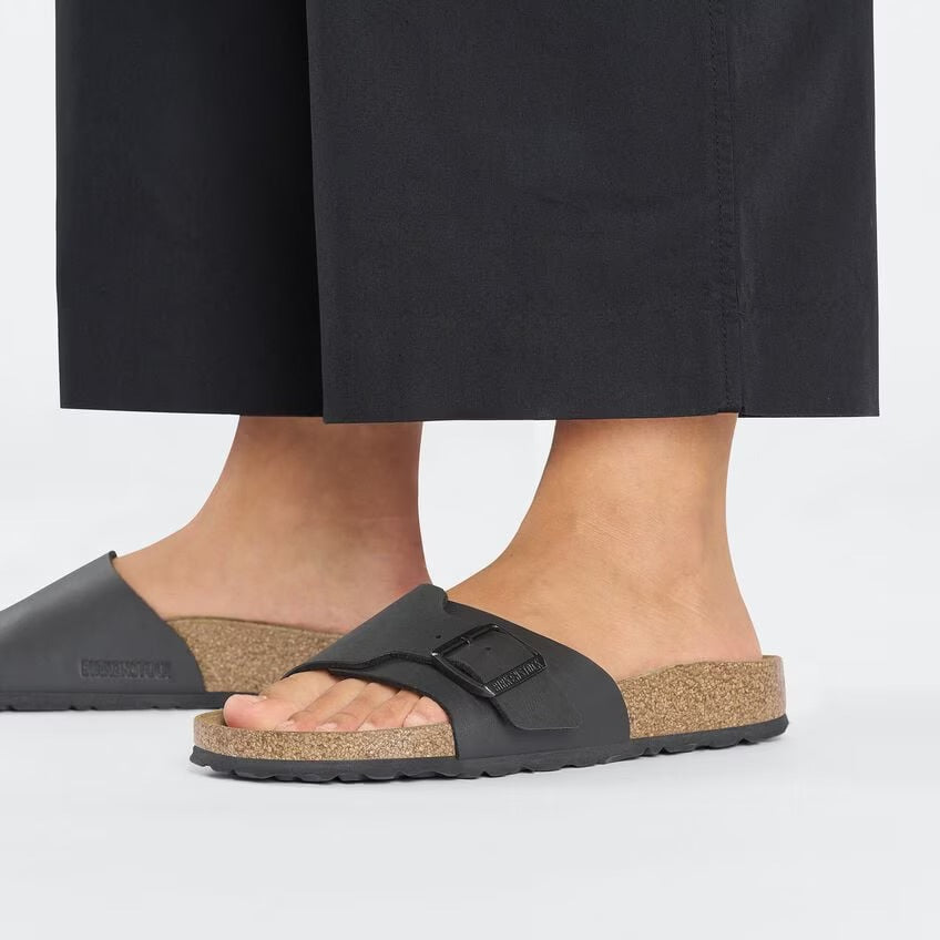 Birkenstock Catalina BS Birko Flor Balck - N. 38 - Calzata Narrow Fit ( stretta) - Birkenstock Catalina BS Birko Flor Balck - N. 38 - Calzata Narrow Fit ( stretta)