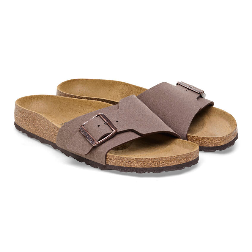 Birkenstock Catalina BS Birko-Flor Nubuck Mocca N. 40 - Birkenstock Catalina BS Birko-Flor Nubuck Mocca N. 40