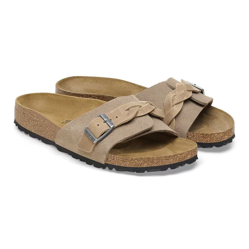 Birkenstock OITA Braided Taupe  Suede Leather - N. 40 Pelle scamosciata - Taupe - Calzata Narrow Fit ( Stretta) - Birkenstock OITA Braided Taupe  Suede Leather - N. 40 Pelle scamosciata - Taupe - Calzata Narrow Fit ( Stretta)