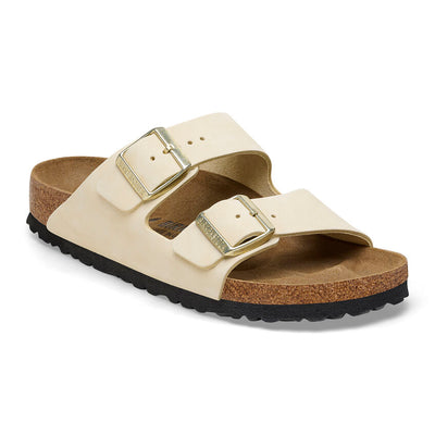 Birkenstock Arizona Ecru Nubuck Leather  N.41