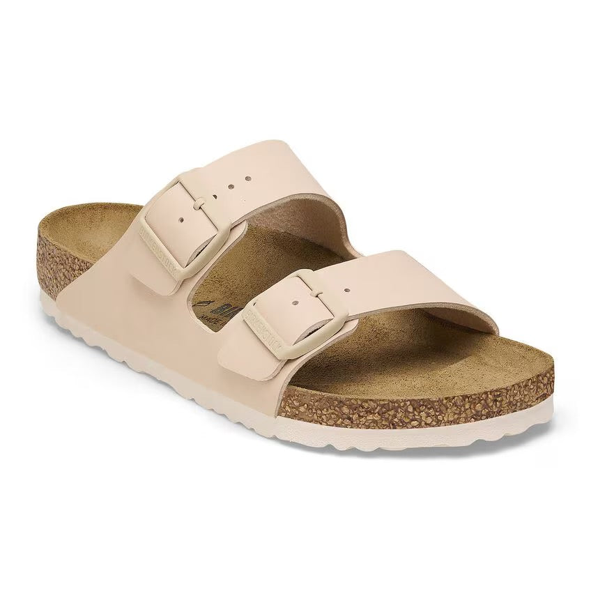 Birkenstock Arizona Birko-Flor - New Beige - N.40 - Narrow Fit ( Calzata Stretta) - Birkenstock Arizona Birko-Flor - New Beige - N.40 - Narrow Fit ( Calzata Stretta)