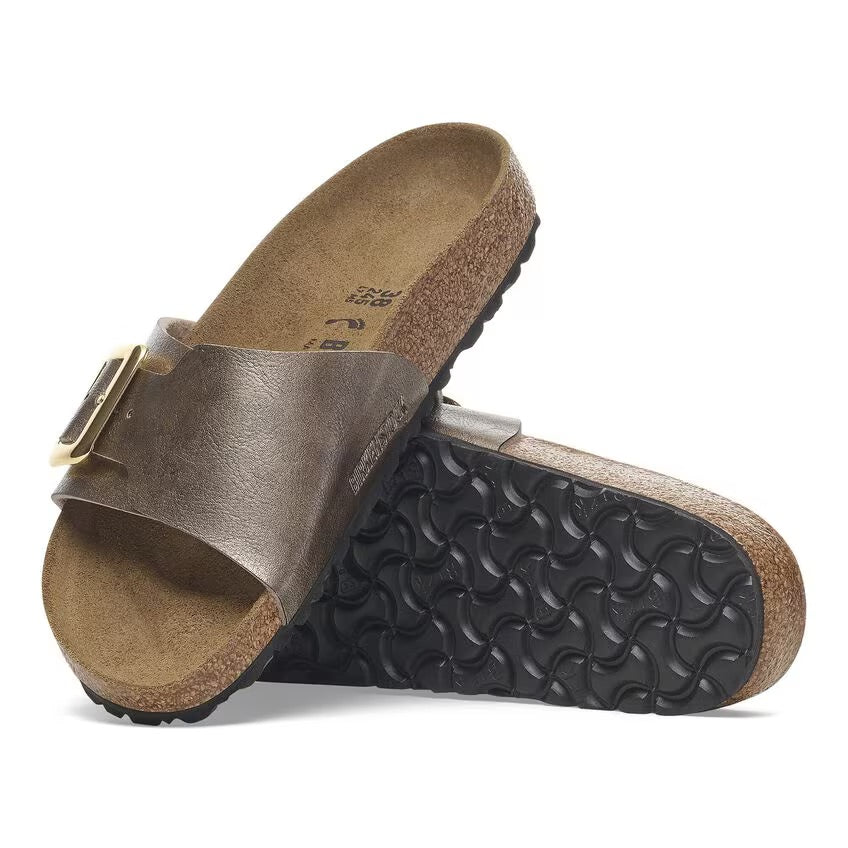 Birkenstock Catalina Cushion Buckle Birko-Flor - Graceful Taupe - N.40 - Narrow Fit (Calzata Stretta) - Birkenstock Catalina Cushion Buckle Birko-Flor - Graceful Taupe - N.40 - Narrow Fit (Calzata Stretta)