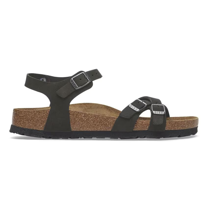 Birkenstock Kumba plantare morbido Pelle Nubuck - Black - N.38 Narrow Fit (Calzata stretta) - Birkenstock Kumba plantare morbido Pelle Nubuck - Black - N.38 Narrow Fit (Calzata stretta)