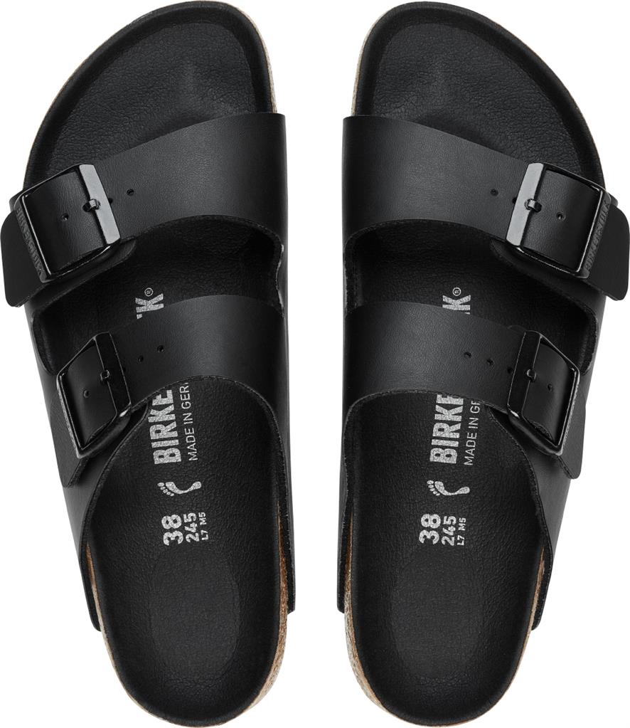 Birkenstock Arizona Triples Black Birko Flor - N.40 - Narrow Fit ( Calzata Stretta) - Birkenstock Arizona Triples Black Birko Flor - N.40 - Narrow Fit ( Calzata Stretta)