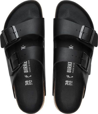 Birkenstock Arizona Triples Black Birko Flor - N.44 - Narrow Fit ( Calzata Stretta)