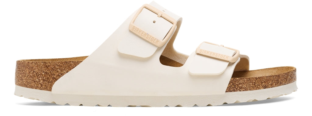 Birkenstock Arizona Eggshell Birko-Flor N. 39 - Narrow Fit (Calzata Stretta) - Birkenstock Arizona Eggshell Birko-Flor N. 39 - Narrow Fit (Calzata Stretta)