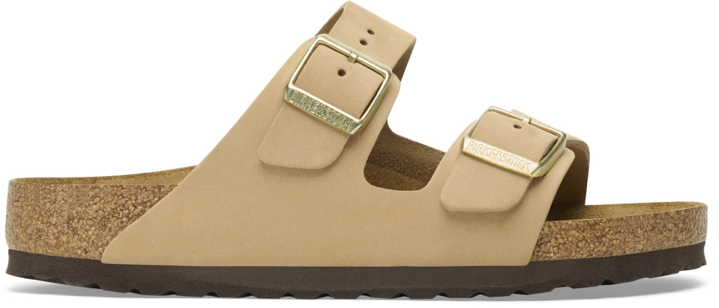 Birkenstock Arizona SFB Plantare Morbido Pelle Nubuck Sandcastle - N.37 - Narrow Fit ( Calzata Stretta) - Birkenstock Arizona SFB Plantare Morbido Pelle Nubuck Sandcastle - N.37 - Narrow Fit ( Calzata Stretta)