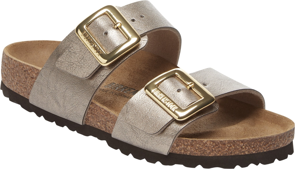 Birkenstock Sydney Cushion Buckle Graceful Taupe Birko Flor - N.39 Narrow Fit (Calzata stretta) - Birkenstock Sydney Cushion Buckle Graceful Taupe Birko Flor - N.39 Narrow Fit (Calzata stretta)