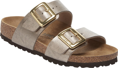 Birkenstock Sydney Cushion Buckle Graceful Taupe Birko Flor - N.38 Narrow Fit (Calzata stretta)