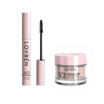 Lovren Mini-Size Box Pink M3 Mascara Mini + V2 Crema Viso Mini - Lovren Mini-Size Box Pink M3 Mascara Mini + V2 Crema Viso Mini