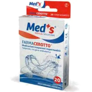 Cerotto Meds Strips Polietilene Ipoallergenico Medio 20 Pezzi