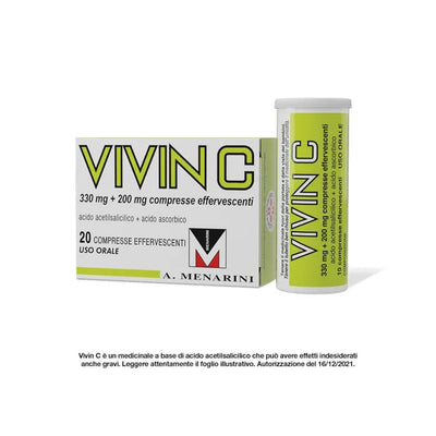 VIVIN C 330 MG / 200 MG COMPRESSE EFFERVESCENTI