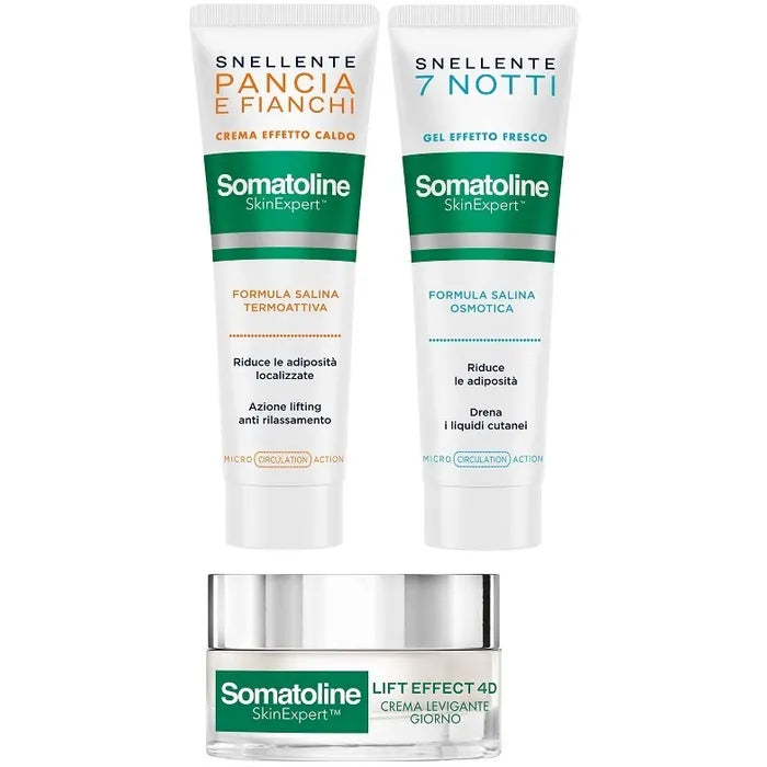 Somatoline Skin Expert Cofanetto Mini Best Seller Crema Effetto Caldo 50ml + Gel Effetto Fresco 50ml + Crema Viso 15ml - Somatoline Skin Expert Cofanetto Mini Best Seller Crema Effetto Caldo 50ml + Gel Effetto Fresco 50ml + Crema Viso 15ml