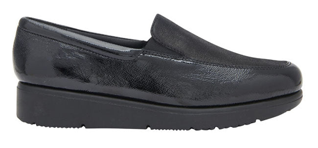 Gilly Slip On Glittered Suede+Naplack Scarpa Woman Black 36 - Gilly Slip On Glittered Suede+Naplack Scarpa Woman Black 36