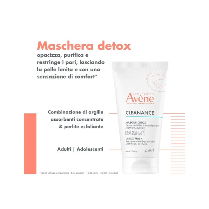 Avene Cleanance Maschera Detox 50ml - Avene Cleanance Maschera Detox 50ml