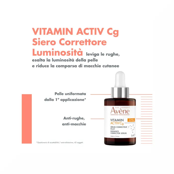 Eau Thermale Avène Vitamin Activ Cg Siero Correttore Luminosità Anti-Età 30ml - Eau Thermale Avène Vitamin Activ Cg Siero Correttore Luminosità Anti-Età 30ml