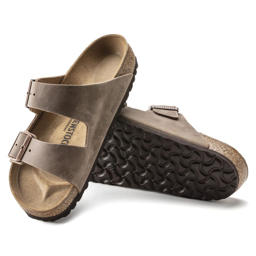 Birkenstock Arizona Tabacco Brown Oiled Leather 44 - Birkenstock Arizona Tabacco Brown Oiled Leather 44