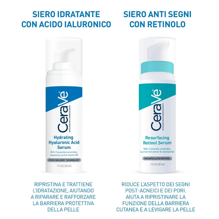 Cerave Siero Idratante Viso con Acido Ialuronico 30ml - Cerave Siero Idratante Viso con Acido Ialuronico 30ml