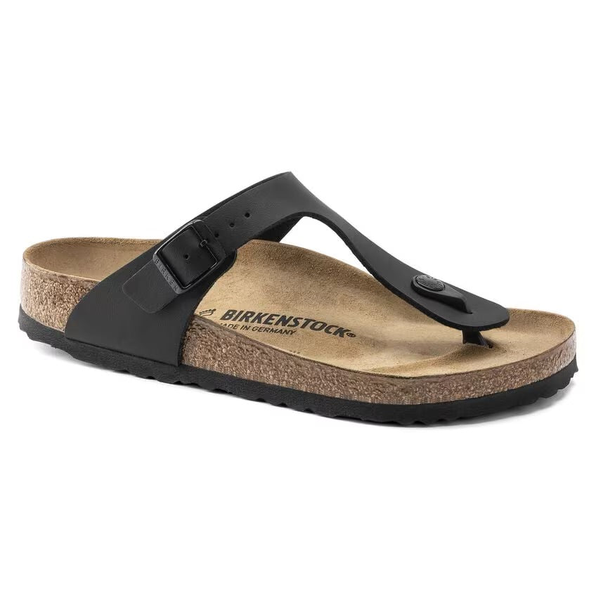 Birkenstock Gizeh Black Birko Flor N.43 - Regular Fit ( Calzata Normale) - Birkenstock Gizeh Black Birko Flor N.43 - Regular Fit ( Calzata Normale)