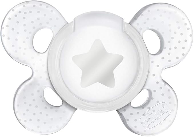 CHICCO SUCCHIETTO COMFORT STARS SILICONE 0-6 - CHICCO SUCCHIETTO COMFORT STARS SILICONE 0-6