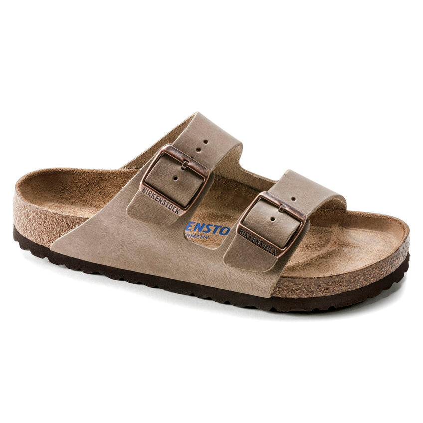 BIRKENSTOCK ARIZONA SFB TABACCO BROWN OILED LEATHER 37 - BIRKENSTOCK ARIZONA SFB TABACCO BROWN OILED LEATHER 37