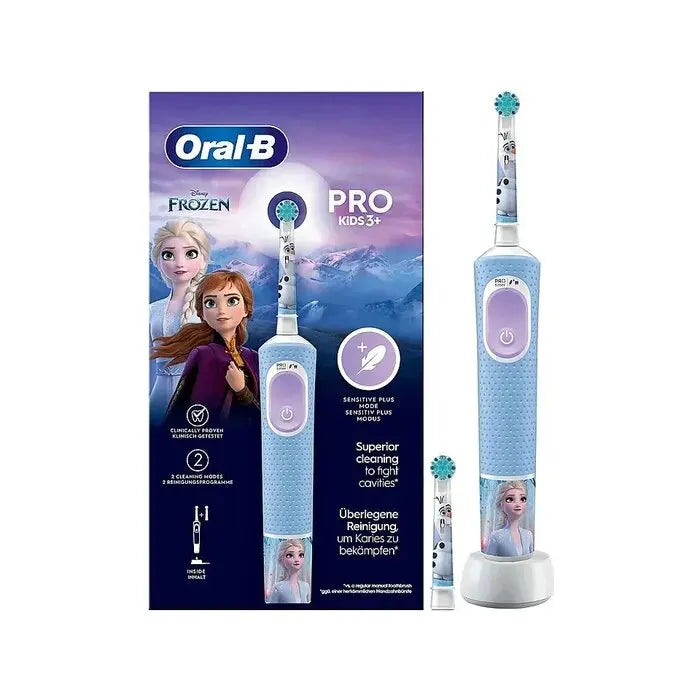 Oral-B Pro Kids Frozen Spazzolino Elettrico + 1 Testina Di Ricambio - Oral-B Pro Kids Frozen Spazzolino Elettrico + 1 Testina Di Ricambio