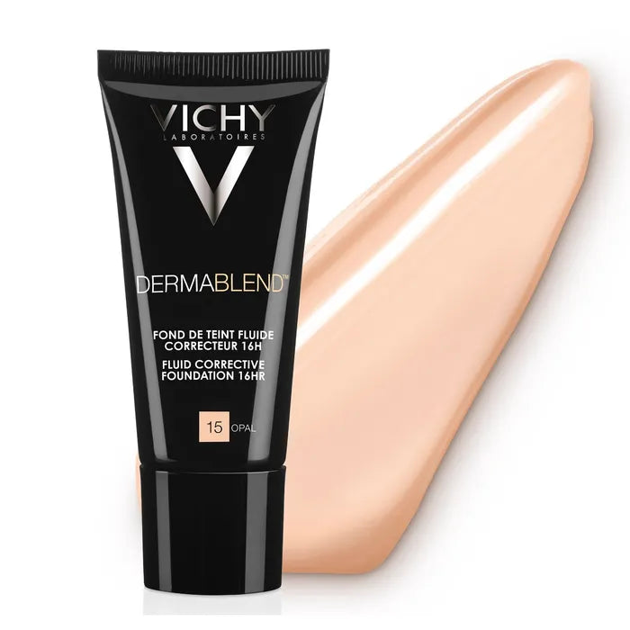 Vichy Dermablend Fondotinta Fluido Coprente Tonalità 15 30ml SPF35 - Vichy Dermablend Fondotinta Fluido Coprente Tonalità 15 30ml SPF35