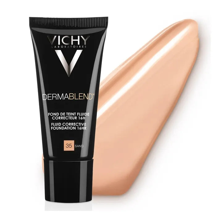 Vichy Dermablend Fondotinta Fluido Coprente Tonalità 35 30ml SPF35 - Vichy Dermablend Fondotinta Fluido Coprente Tonalità 35 30ml SPF35