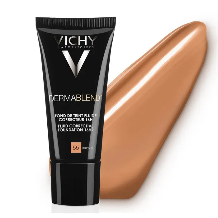 Vichy Dermablend Fondotinta Fluido Coprente Tonalità 55 30ml SPF35 - Vichy Dermablend Fondotinta Fluido Coprente Tonalità 55 30ml SPF35