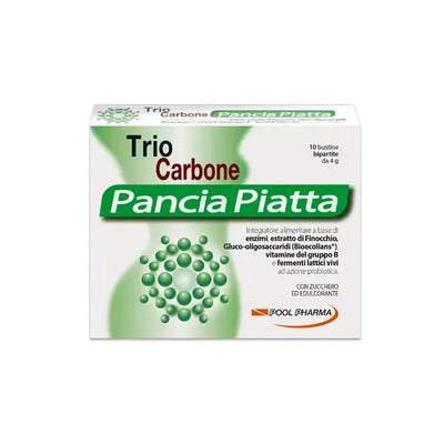 Triocarbone Pancia Piatta 10 Bustine Bipartite