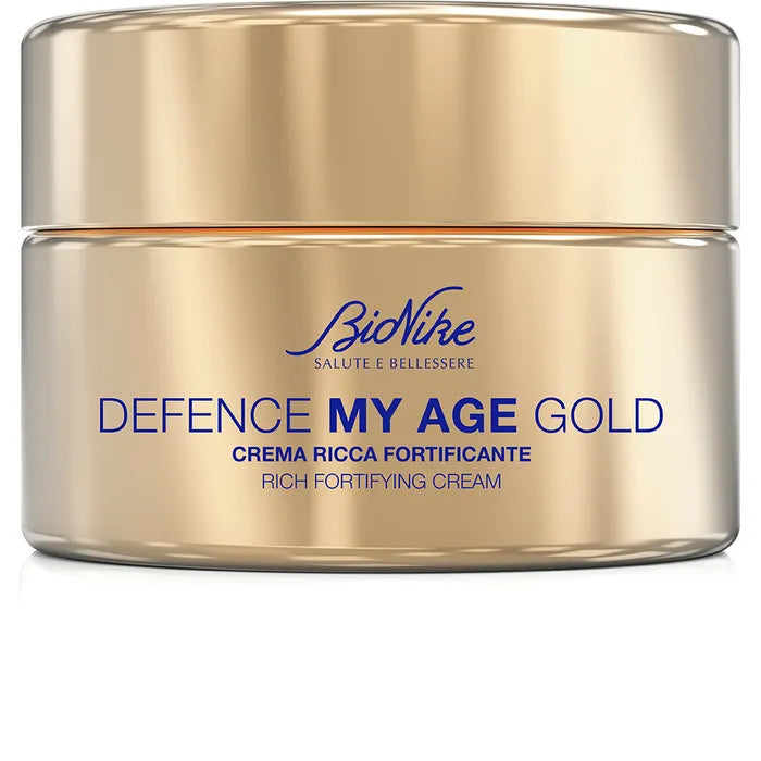 Bionike Defence My Age Gold Crema Viso Ricca Fortificante 50ml - Bionike Defence My Age Gold Crema Viso Ricca Fortificante 50ml