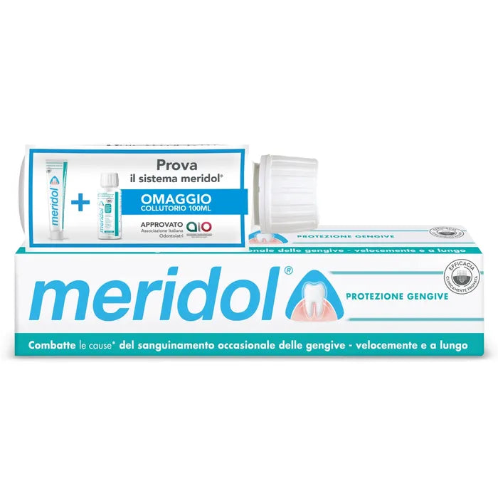 MERIDOL DENTIFRICIO 75 ML + COLLUTORIO 100 ML - MERIDOL DENTIFRICIO 75 ML + COLLUTORIO 100 ML