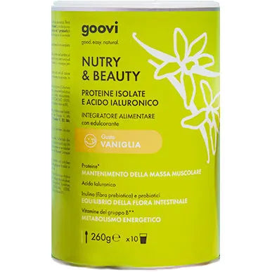 Goovi Nutry&Beauty Proteine In Polvere Vaniglia 260g - Goovi Nutry&Beauty Proteine In Polvere Vaniglia 260g