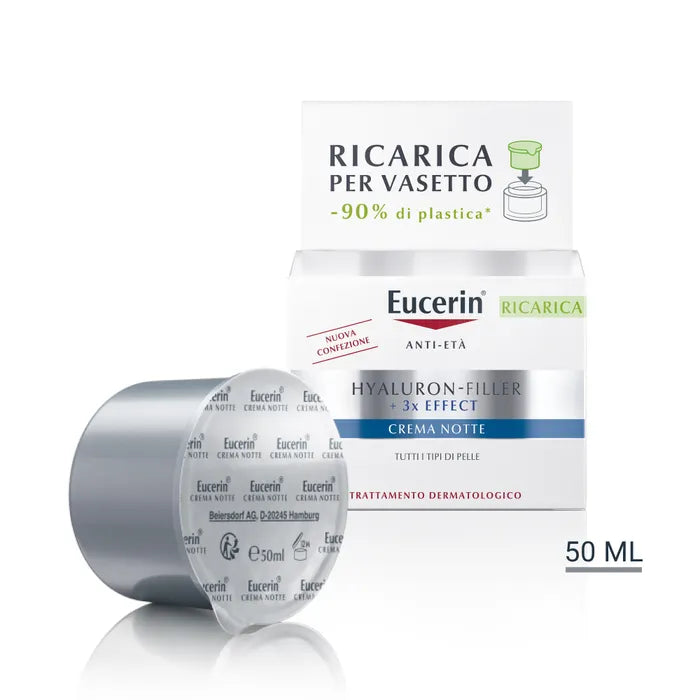 Eucerin Hyaluron Filler Notte Crema Viso Ricarica 50ml - Eucerin Hyaluron Filler Notte Crema Viso Ricarica 50ml